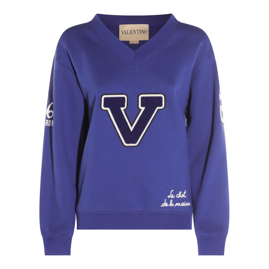 Sweaters Blu/Avorio