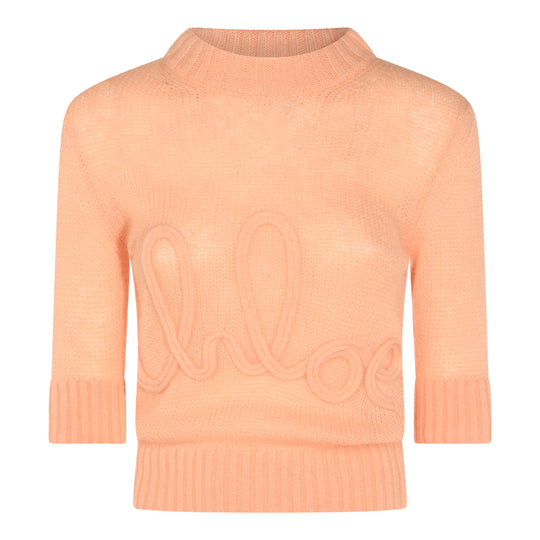Sweaters Peach Orange
