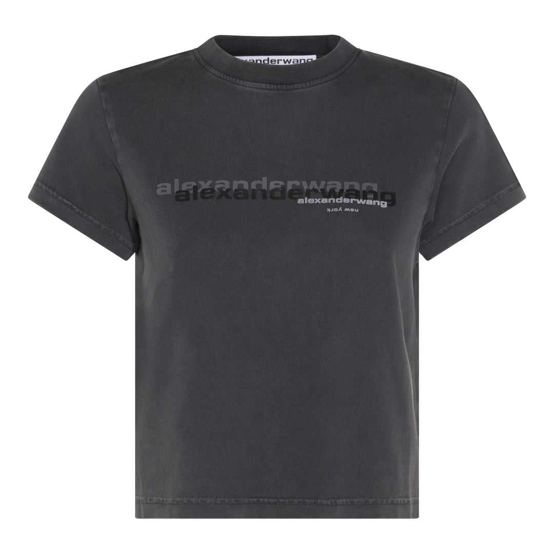 Alexander Wang T-shirts and Polos - Washed Black | dfe19db067b9931c9546c5fcb2953f2f4fc7d1c7
