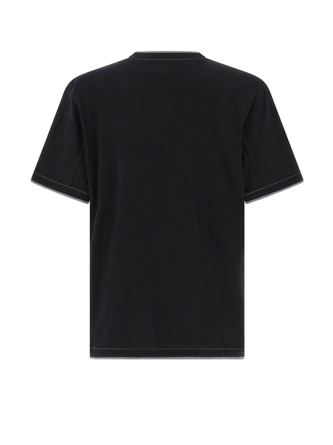 Brunello Cucinelli T-shirts and Polos - NERO GRIGIO MEDIO | b2b3385bd74550a5cc6582f48a6651a3be653fdc