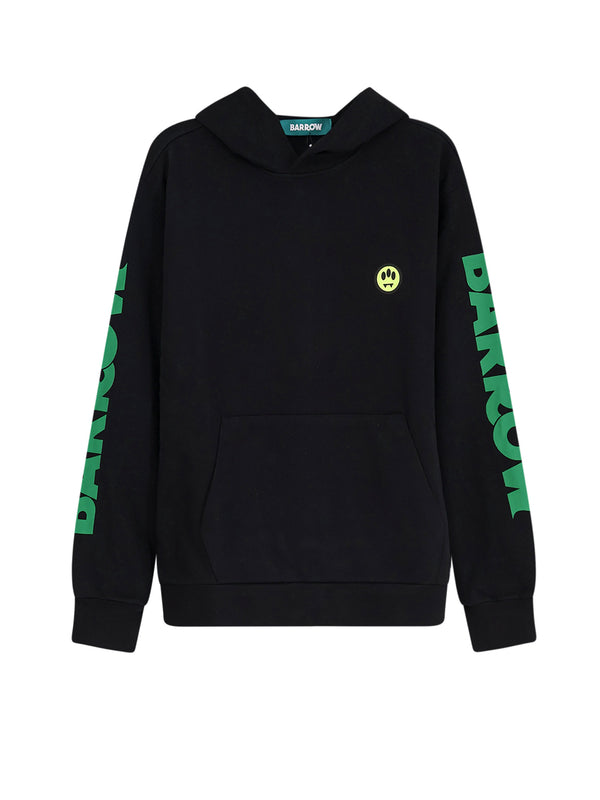 Cotton Sweatshirt With Iconic Frontal Logo