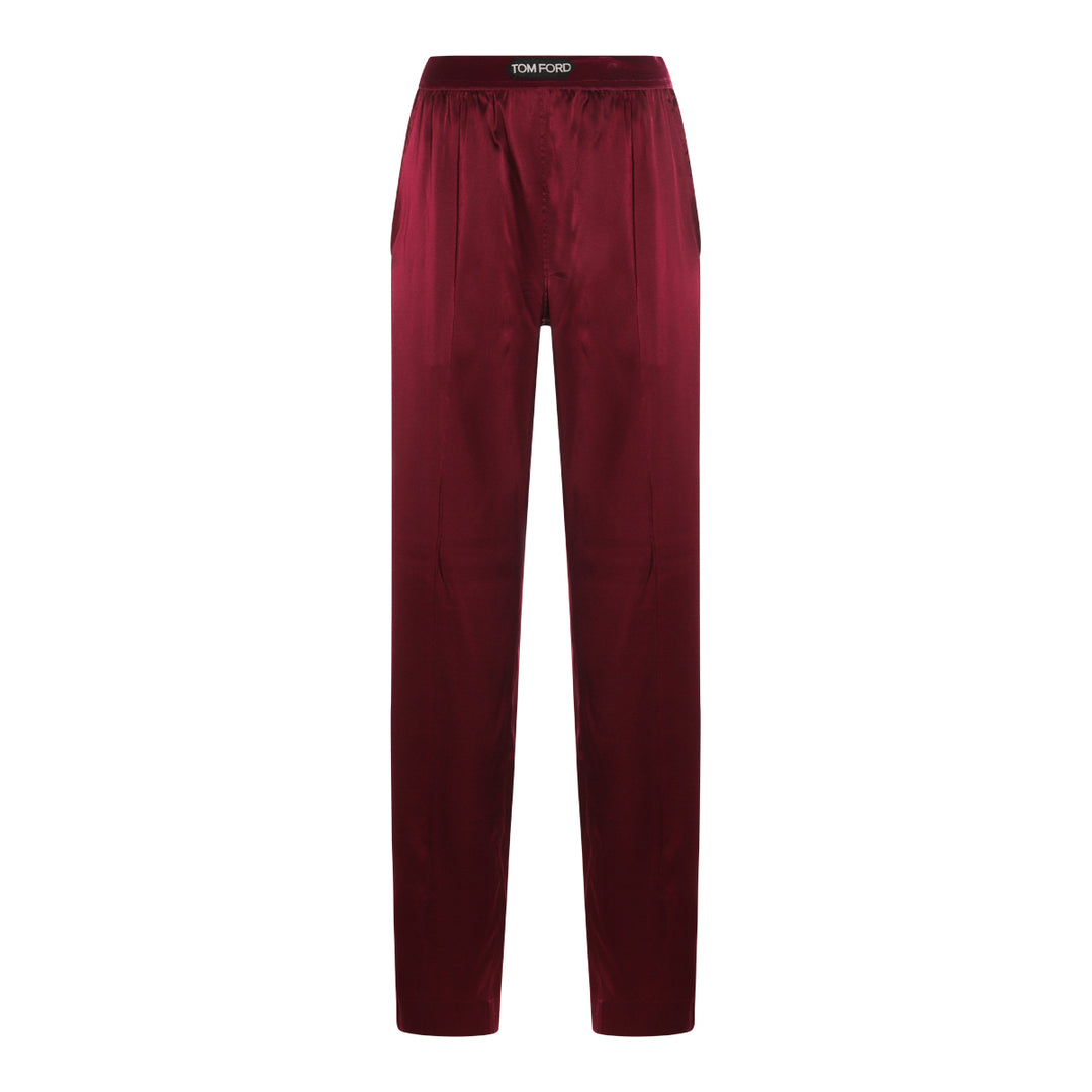Tom Ford Trousers - DEEP PLUM | 72a779e461e774f354f1840e38387b939c7ce382