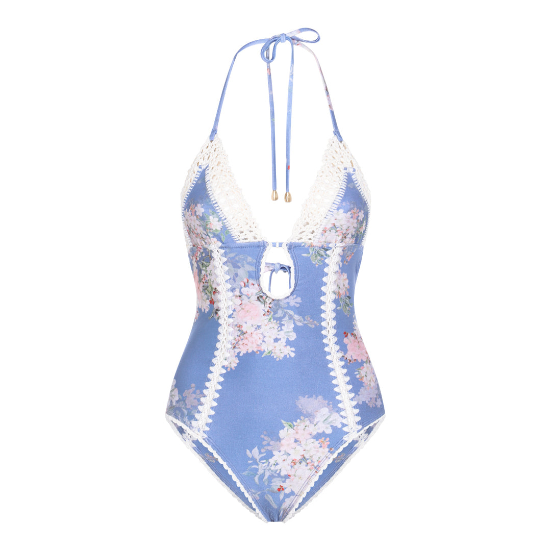 Zimmermann Sea clothing - TEA BLUE BOTANICAL FLORAL | ec4305596c3a578735fe7f6caa66df106443a41e