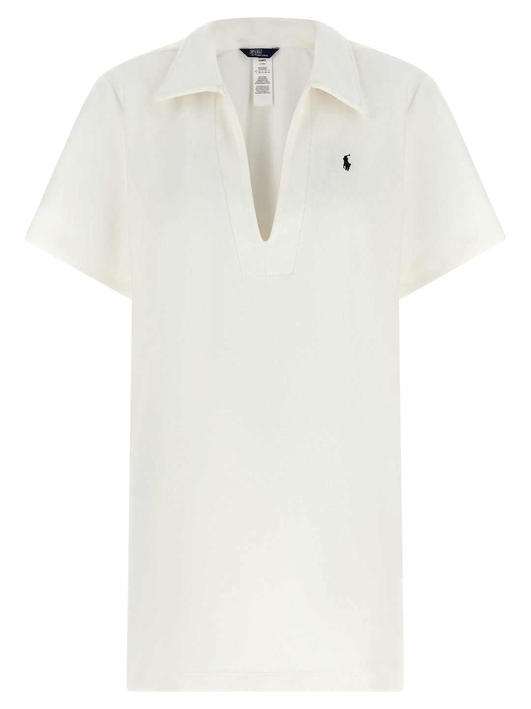 Polo Ralph Lauren Terry Cloth Dress Abiti - Bianco | 15dcb0463a0f1646e52c2b4b79685e9da439421b
