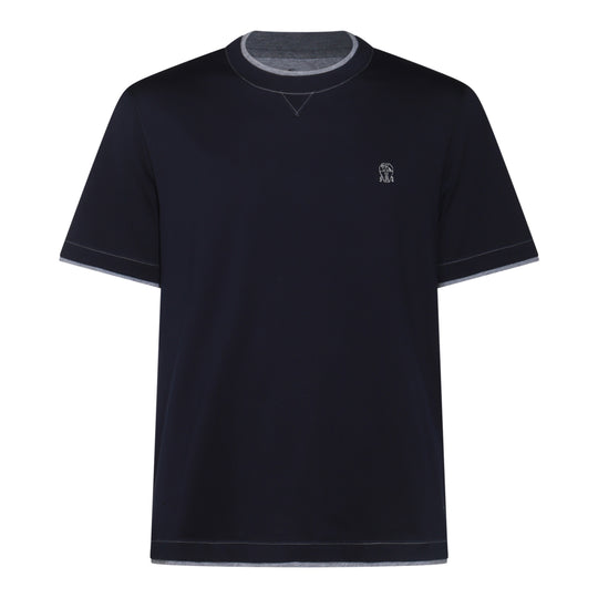 T-Shirts And Polos Blue And Green