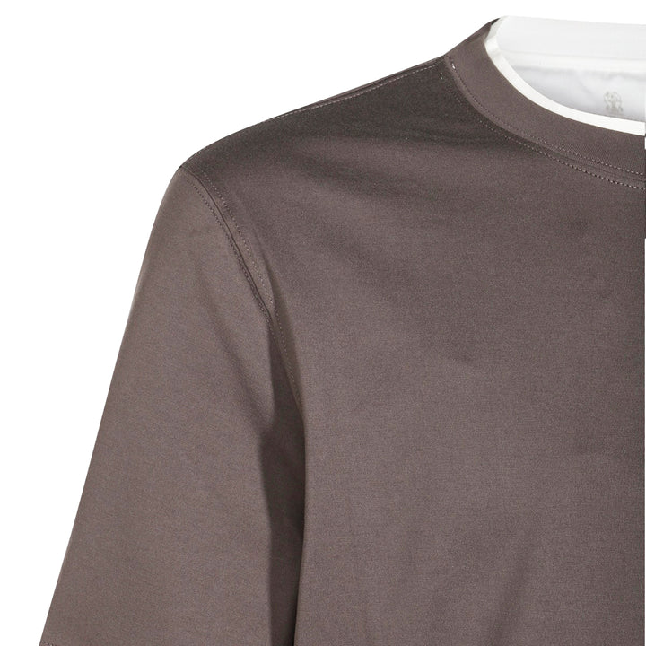 Brunello Cucinelli T-shirts and Polos - Marrone | fc7f25ffd1554df96c89a585e7895ee9b052b913