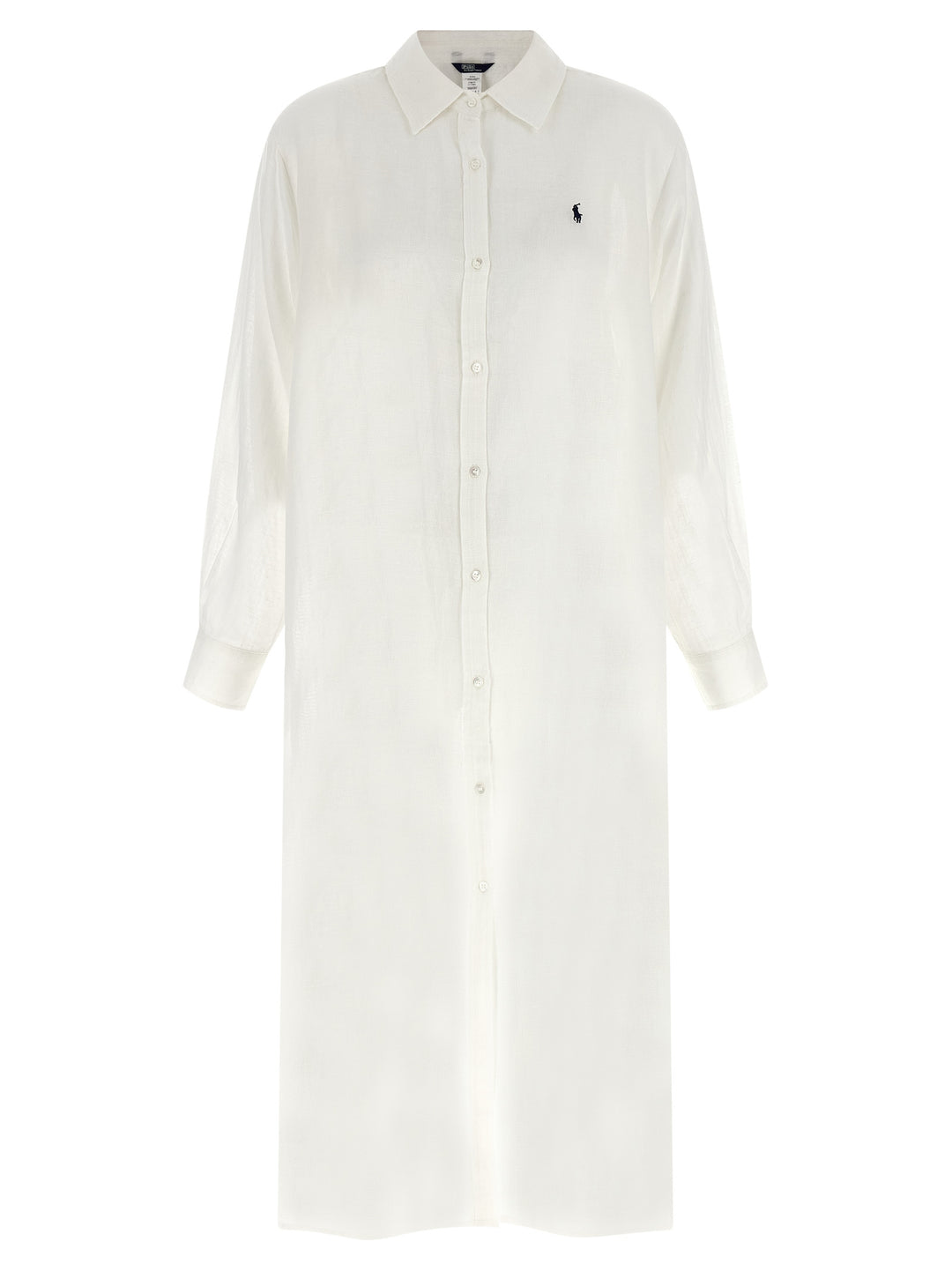 Polo Ralph Lauren Maxi Boyfriend Shirt Abiti - Bianco | 764bfc2c096c17176ba79be66db2a084f9586e39