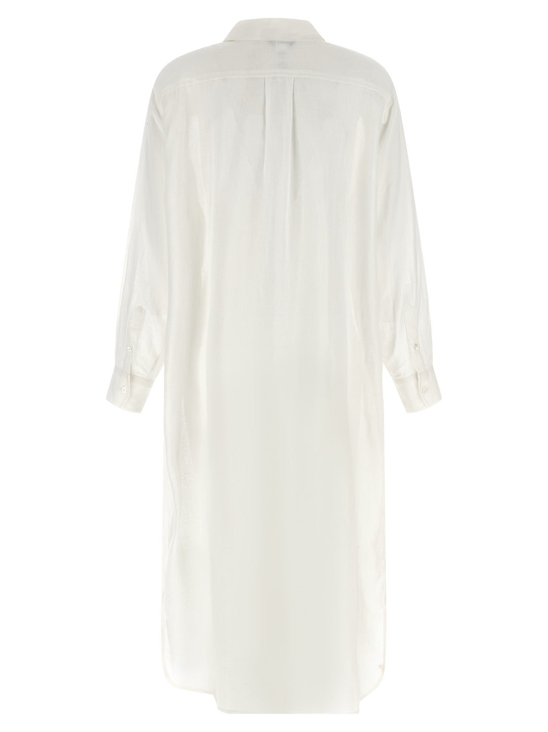 Polo Ralph Lauren Maxi Boyfriend Shirt Abiti - Bianco | 3186f320be8246bb41c8a0686293713a50d52943