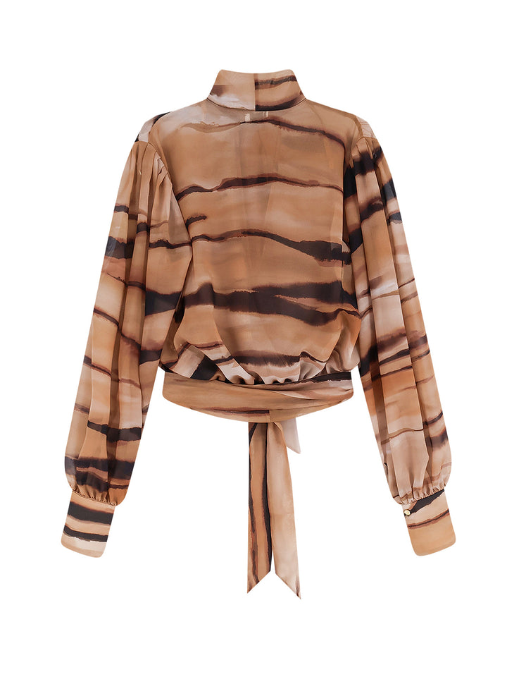 Elisabetta Franchi Shirts - Marrone | 4f32e9d14763937f528d53ea3bec68b1af0418f1