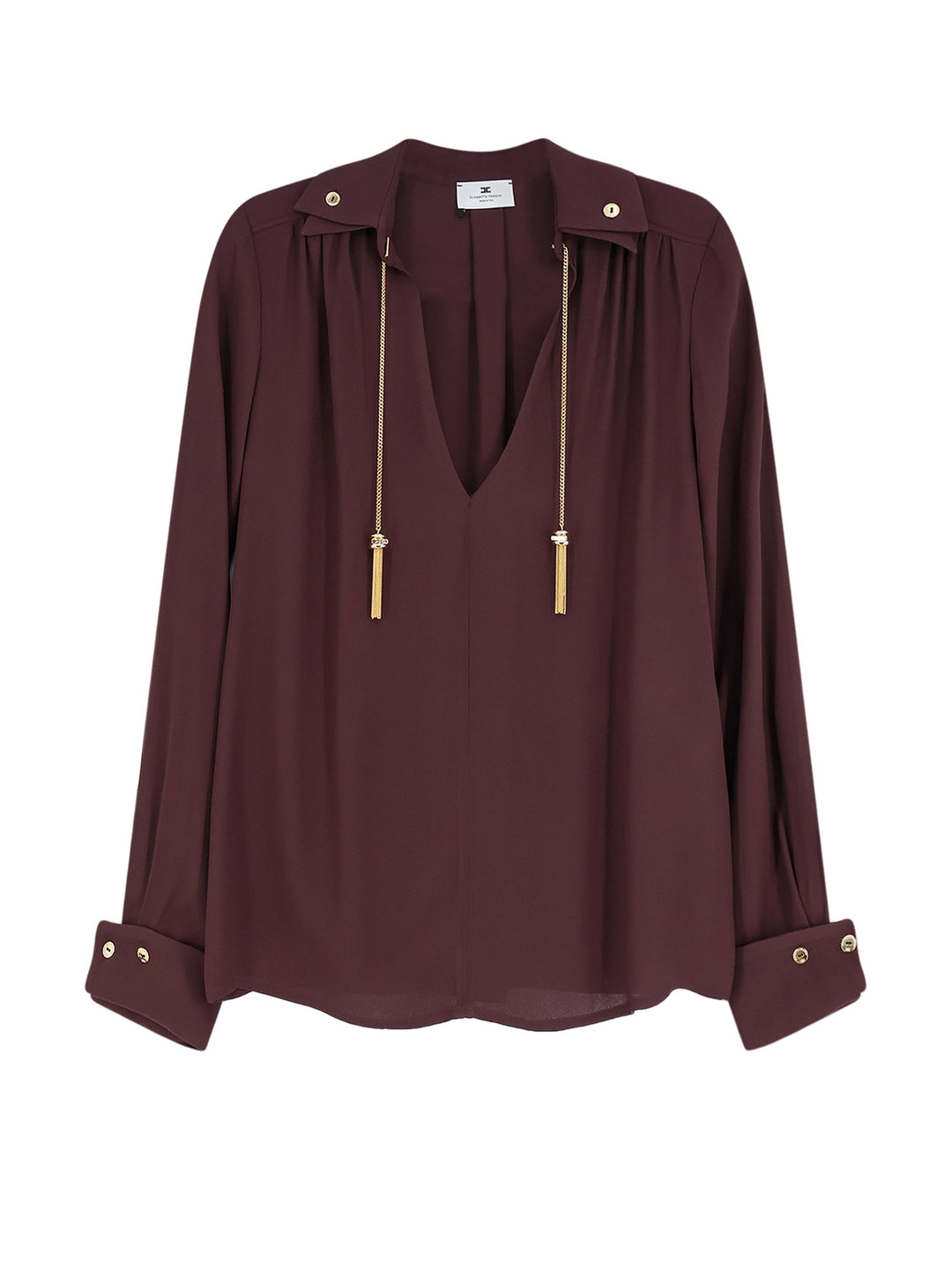 Elisabetta Franchi Shirts - Marrone | ab1842a158f46a82d9df54daf72ef9ef9174ff20