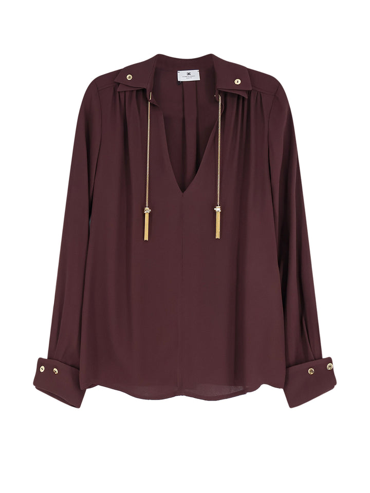 Elisabetta Franchi Shirts - Marrone | ab1842a158f46a82d9df54daf72ef9ef9174ff20