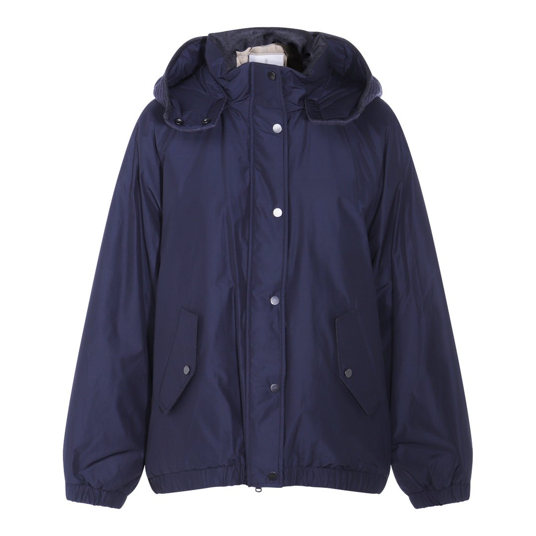 Brunello Cucinelli Coats - BLU PROFONDO | 31a910c8cf12df8bbd1d59edce03a07bbb569179