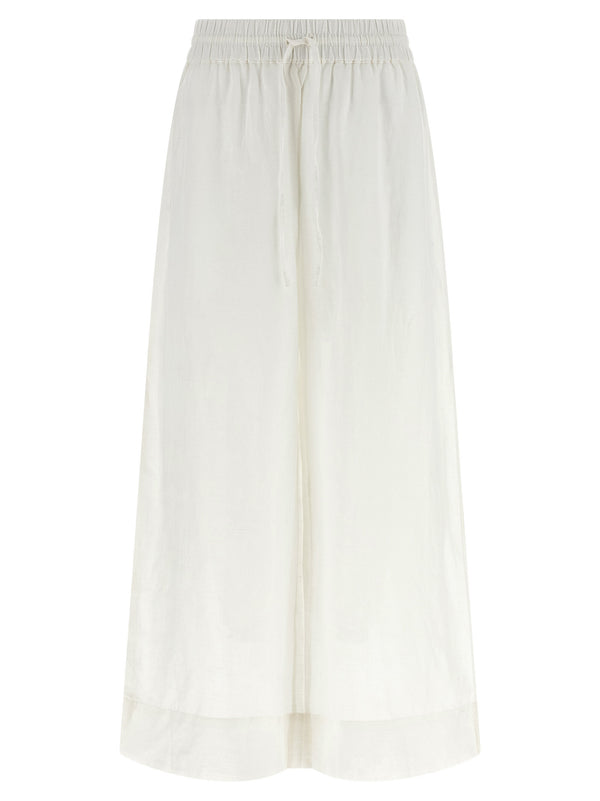 Linen Trousers Pantaloni Bianco