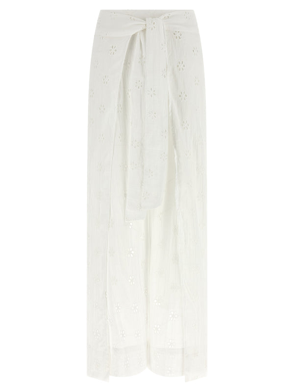 Wrap Pantaloni Bianco
