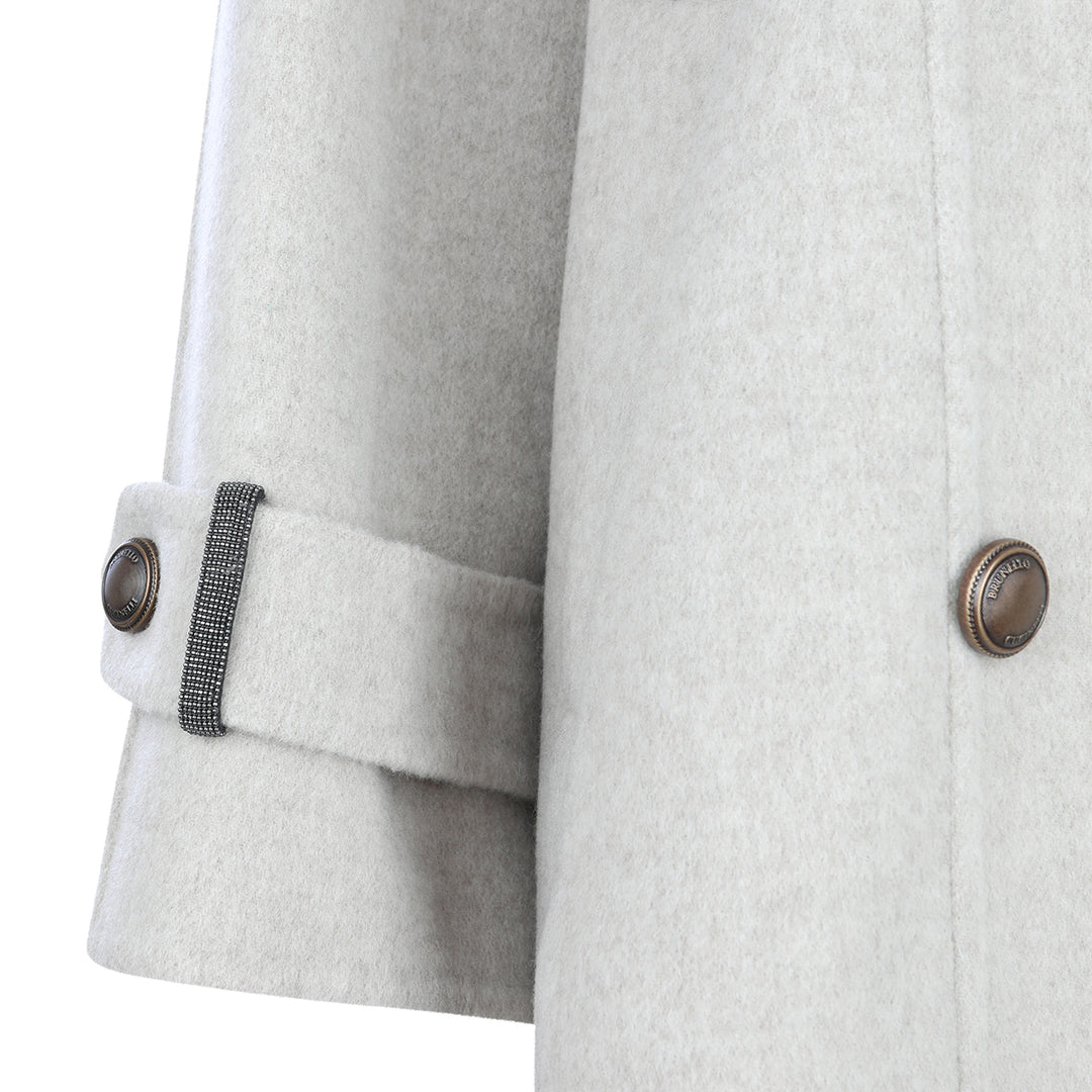 Brunello Cucinelli Coats - BEIGE FREDDO | 7169608506d4ec1cce5d7dc29d53596f0b72db43