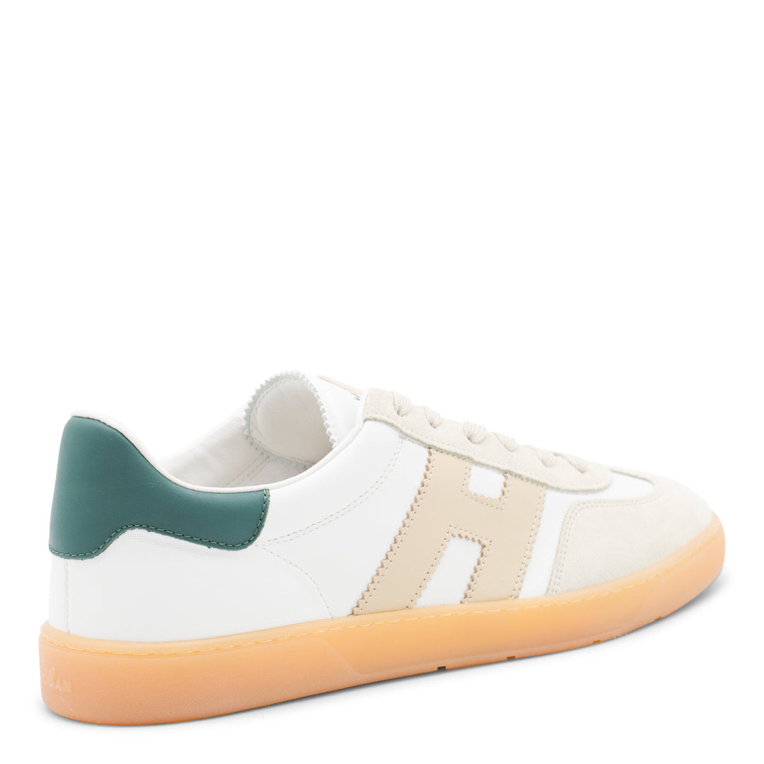 Hogan Sneakers - WHITE-BEIGE-GREEN | 2465c0842daddfcb128a865ba8e80f3528c7bb72