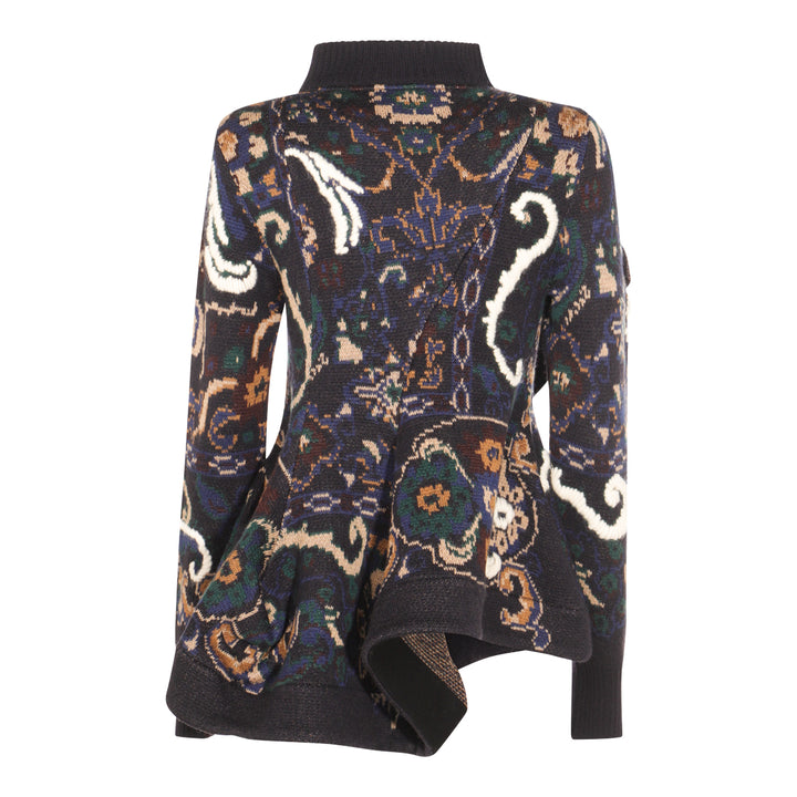 Sacai Sweaters - Blue and green | 6625d0d70cde012efa18f3b0573cd331e5d314bd