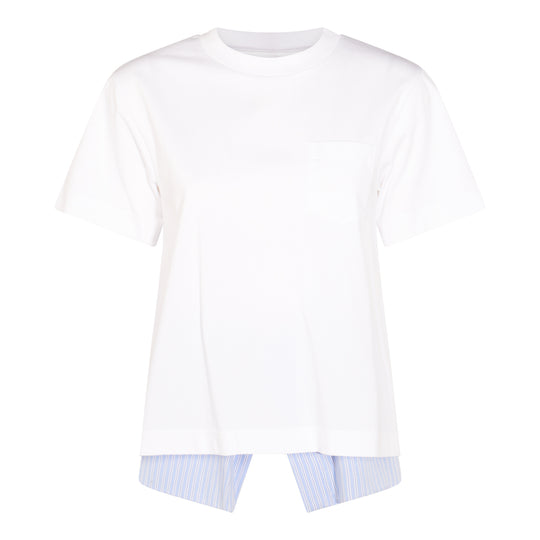 T-Shirts And Polos White/Blue Stripe