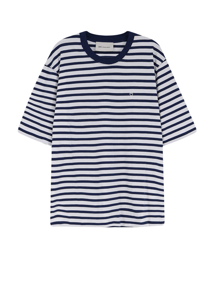 Ami Paris T-shirts and Polos - ENCRE/BLANC | bc1a3e5fc273342c02141634dcf46fed3136fa7c