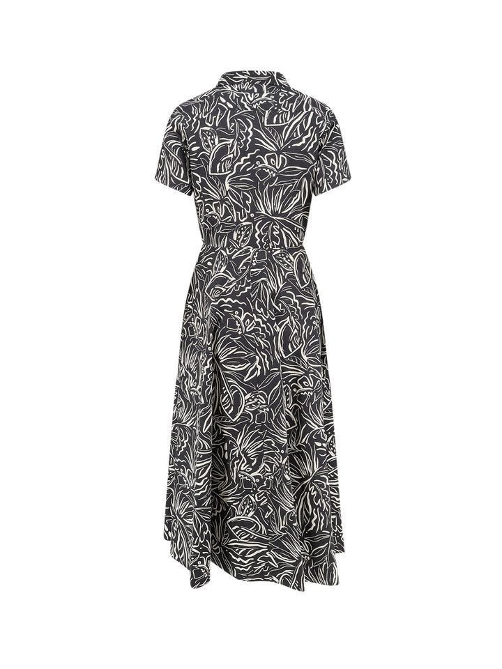 Aspesi Dresses - Stampa nera | b4037bf63079e3faaa3c71ca05a8de44f6c6fdb0