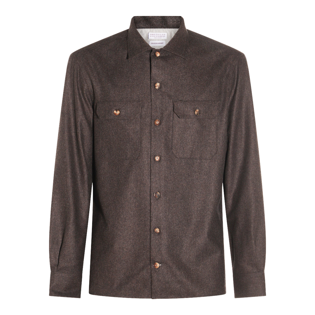 Brunello Cucinelli Shirts - Marrone | ede5e46b5bf78cd1eaeb007c6383e148bf626bf7