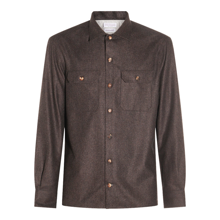 Brunello Cucinelli Shirts - Marrone | ede5e46b5bf78cd1eaeb007c6383e148bf626bf7