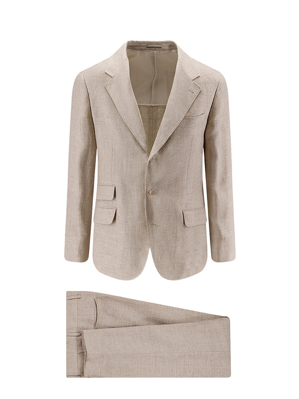 Silk, Linen And Wool Suit