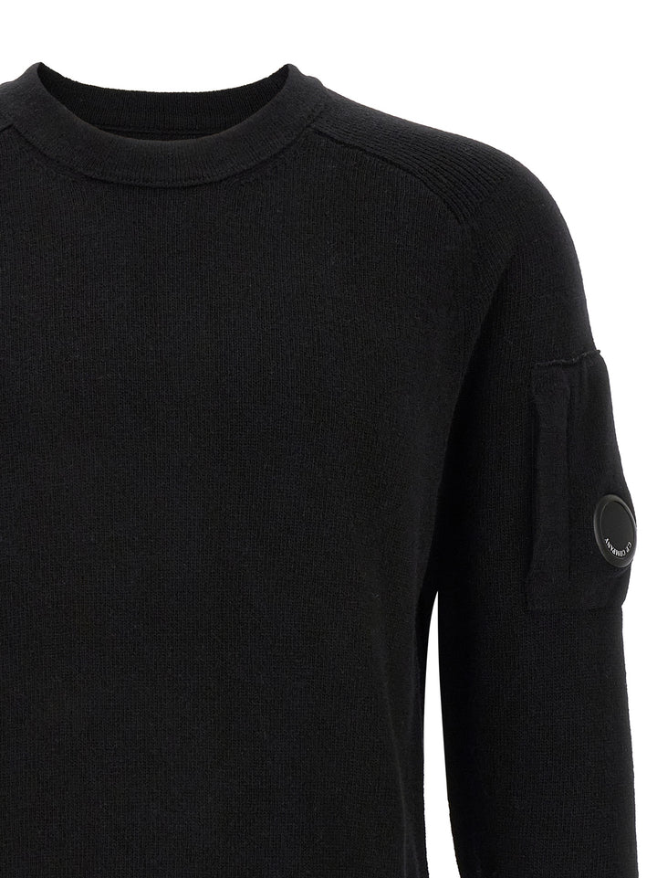 C.P. Company Lambswool Grs Maglioni - Nero | 85aa2f35727b84252e5bcf53737abc4eab3ec44c