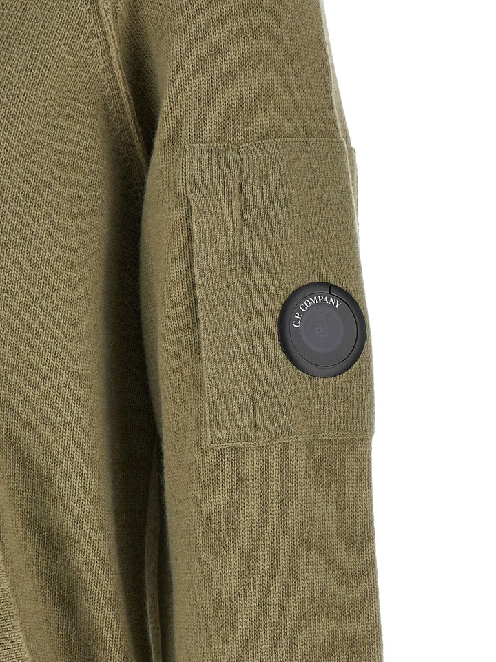 C.P. Company Lambswool Grs Maglioni - Verde | aadeff665900eaa1846cb12f77fd207a557ae730