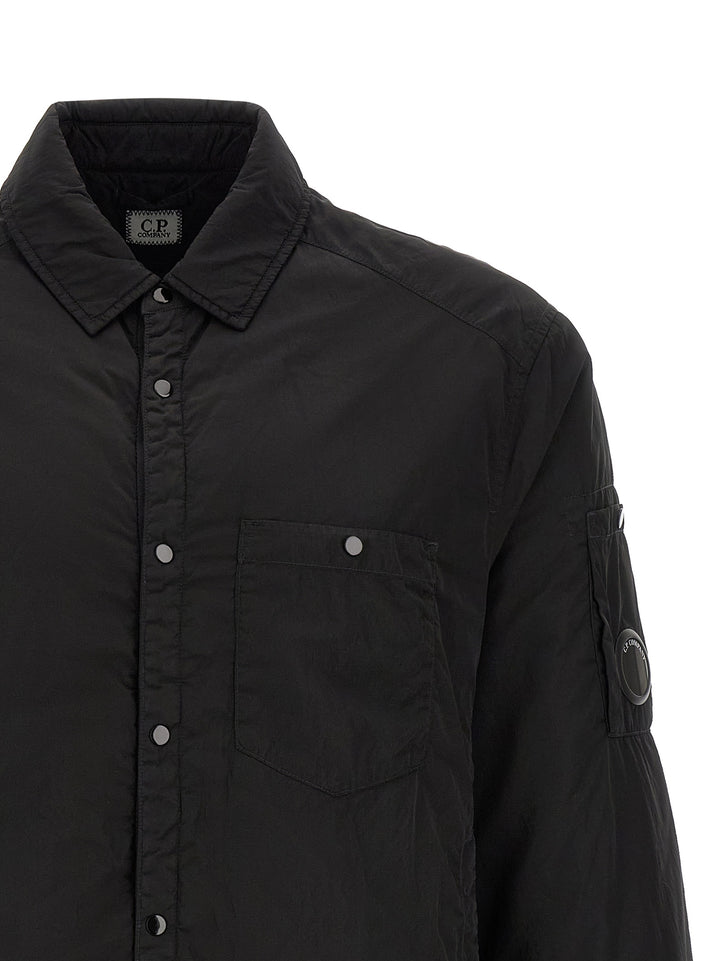 C.P. Company Chrome-R Padded Button Puffer Jackets - Nero | abb9b271d2d52485b5130fcfff829d7532c829f8