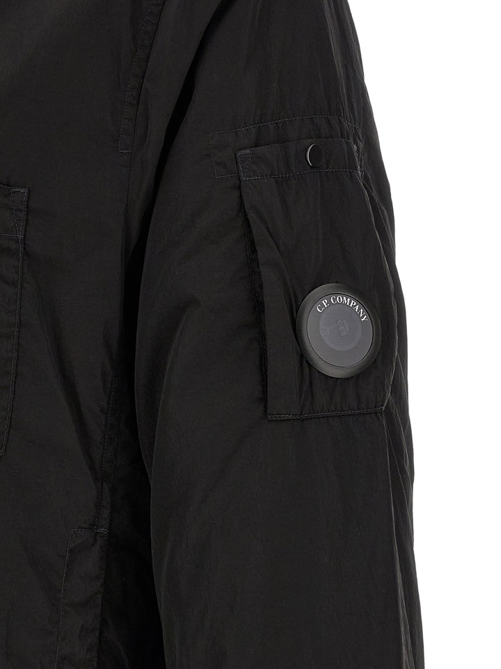 C.P. Company Chrome-R Padded Button Puffer Jackets - Nero | 1377d323e42281ef79ab418b0a2e2f8c3809f265
