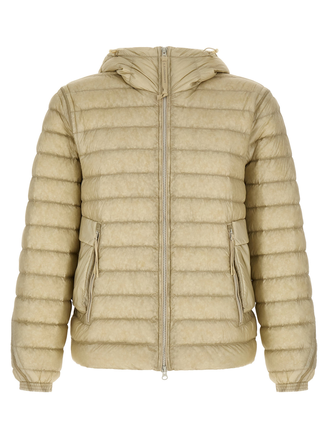 C.P. Company Goggle Puffer Jackets - Beige | a981d8becf0cc3a440ba6109f2bfa9aab55c343f