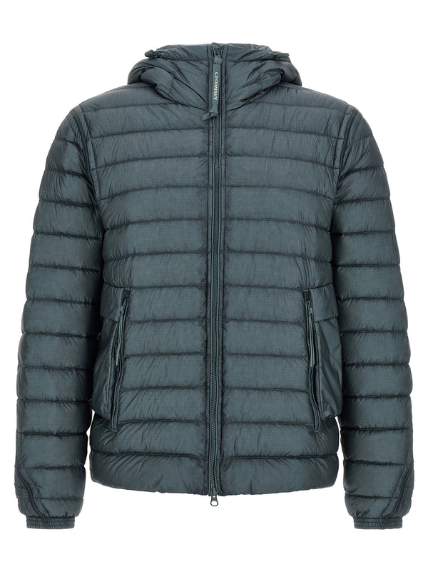 Goggle Puffer Jackets Blu