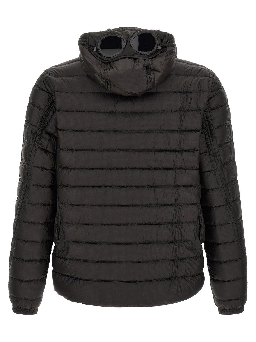 C.P. Company Goggle Puffer Jackets - Nero | ee9e6b2faccbfa4d1e9af2748386216ab0429371