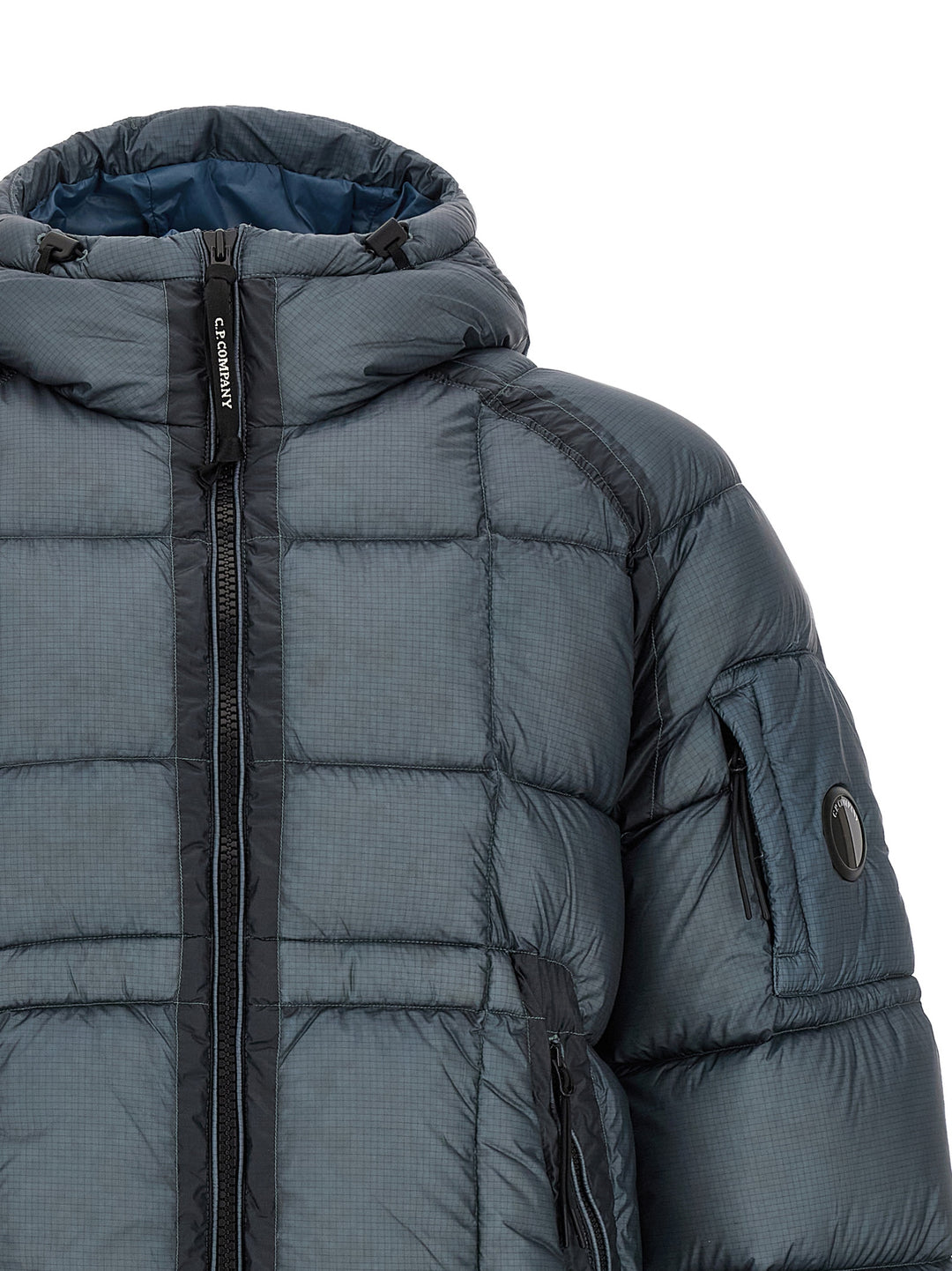 C.P. Company Outerwear Medium Jacket Dd-Shell Puffer Jackets - Celeste | b5e01a05722cf4fdc23138aa7fe02c71899ad5d3