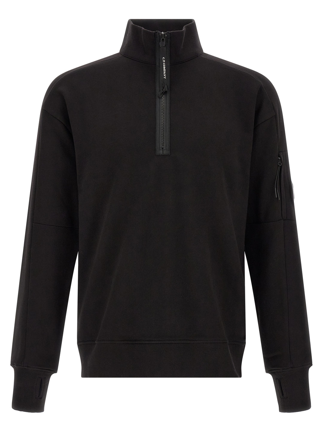 C.P. Company Diagonal Raised Fleece Felpe - Nero | 9a0b6beeb8325f895f01d5154773d2efaeb51ce5