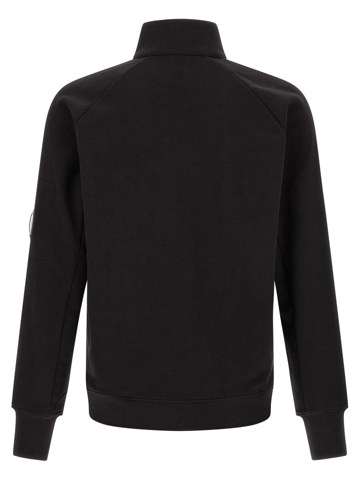 C.P. Company Diagonal Raised Fleece Felpe - Nero | a78e5a42026c8304d59750112daffc605d5a2222