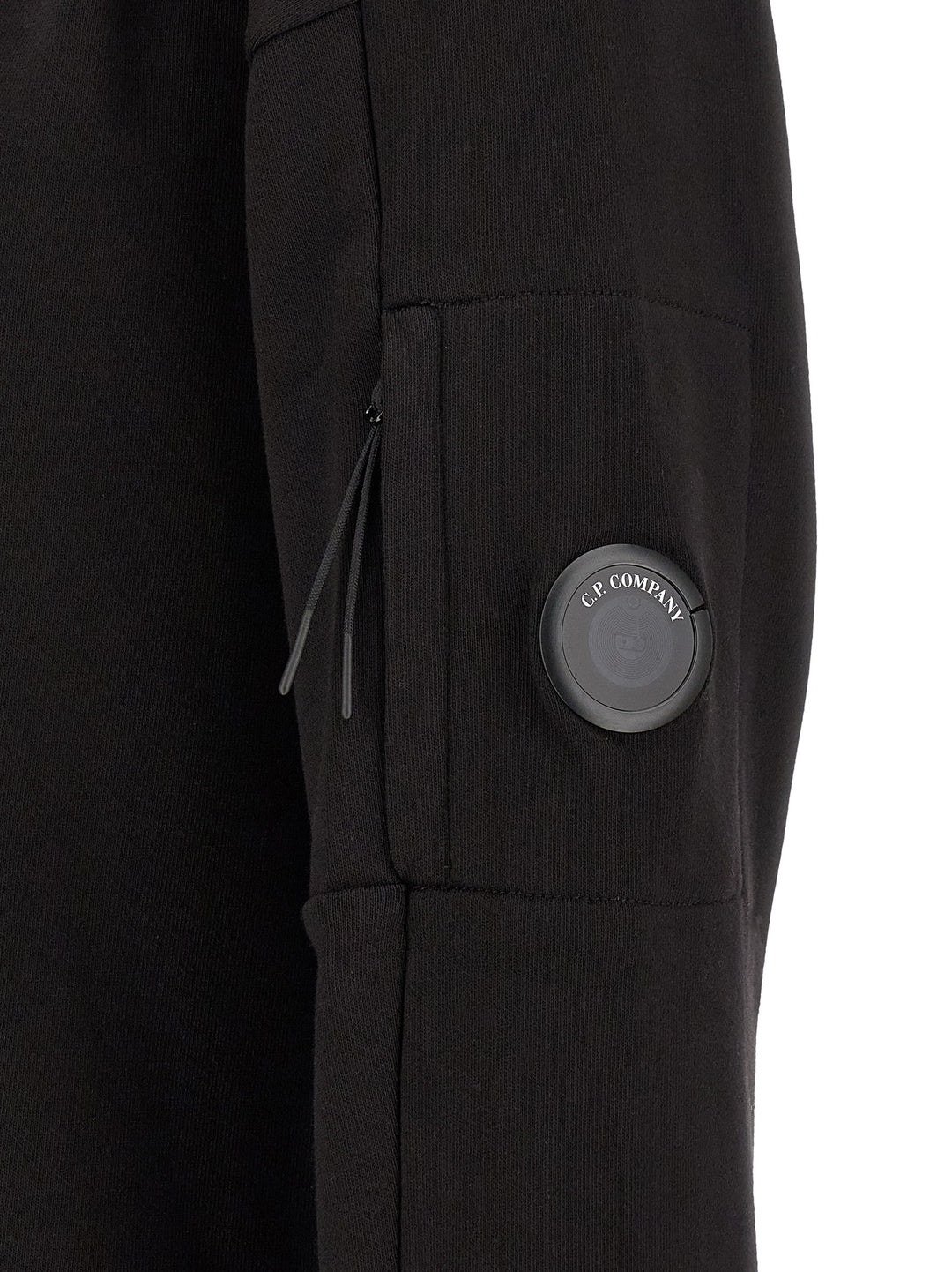 C.P. Company Diagonal Raised Fleece Felpe - Nero | ed52600dda3f295965b8332788471d7293b9403c