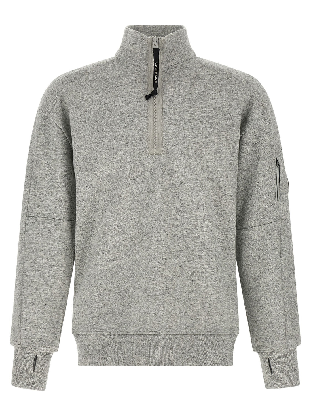 C.P. Company Diagonal Raised Fleece Felpe - Grigio | 3c7d7e5678c83e6668cd78123c3f9de1052537ae
