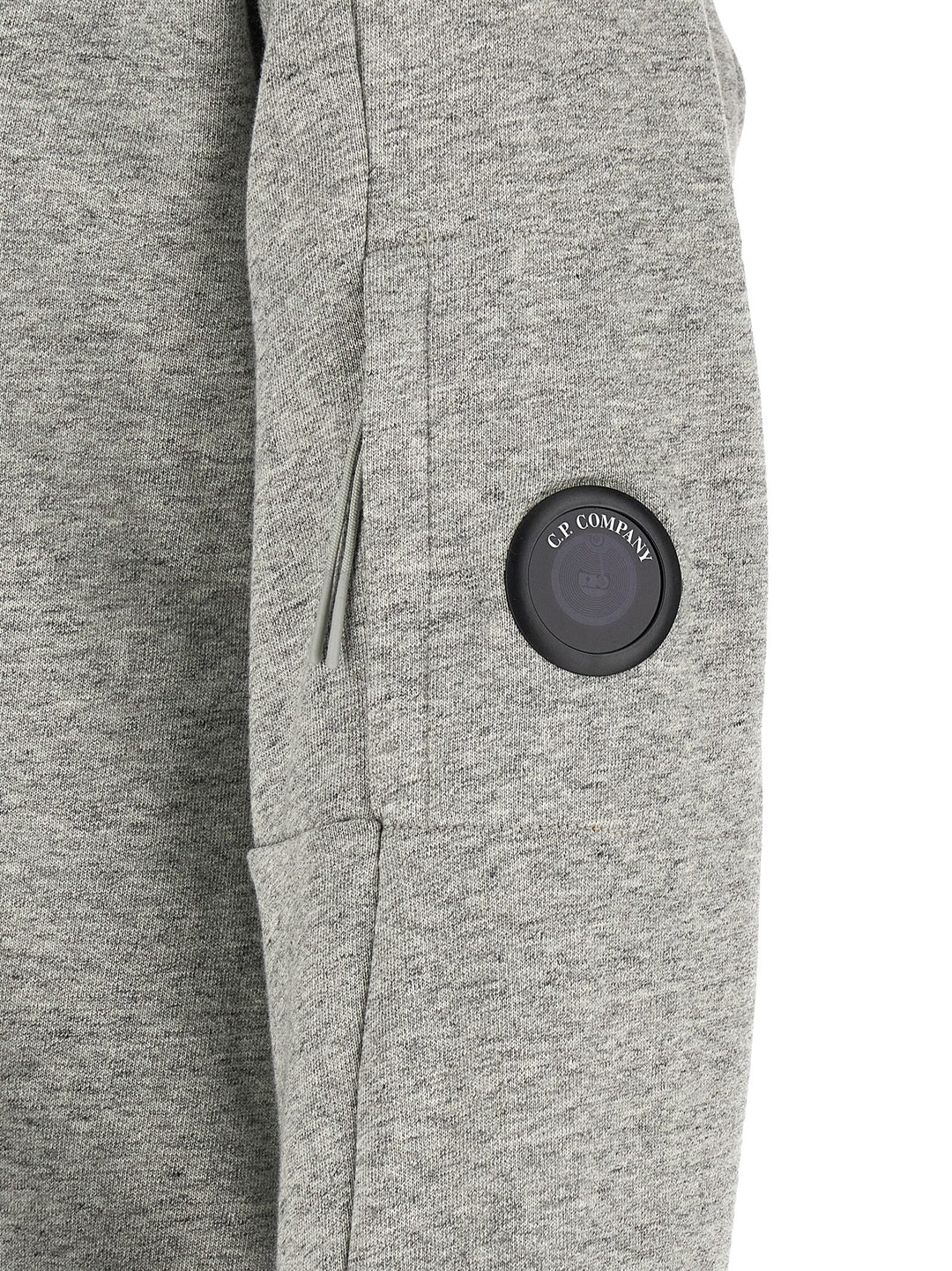 C.P. Company Diagonal Raised Fleece Felpe - Grigio | 4303d2fefad5a27e2df5d25b55616a8e03515d4f