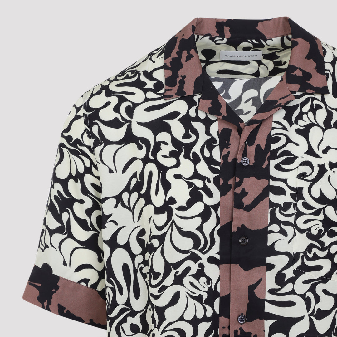 Dries Van Noten Shirts - Nero | 093ad1eb180b1e5e2d9eb1fe53edfa81cafb9420