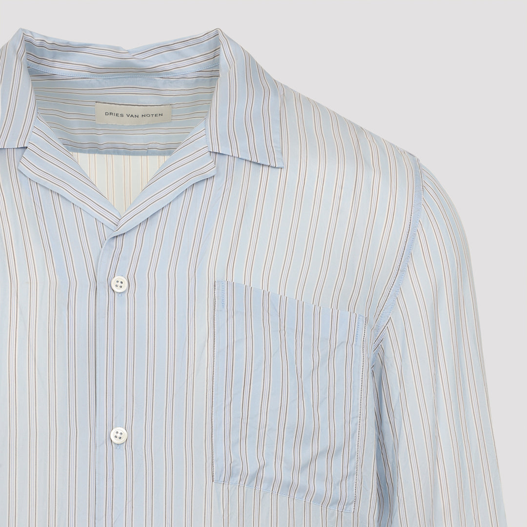 Dries Van Noten Shirts - Blu | 2a85e0c58e0c550645cecb824ac69d20d74f3259