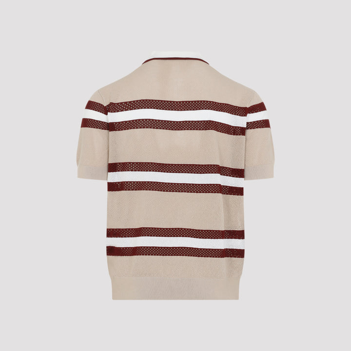 Dries Van Noten Polo - Nude & Neutrals | 32f00663bf3117379413dfcf450788e2eb97b4cd