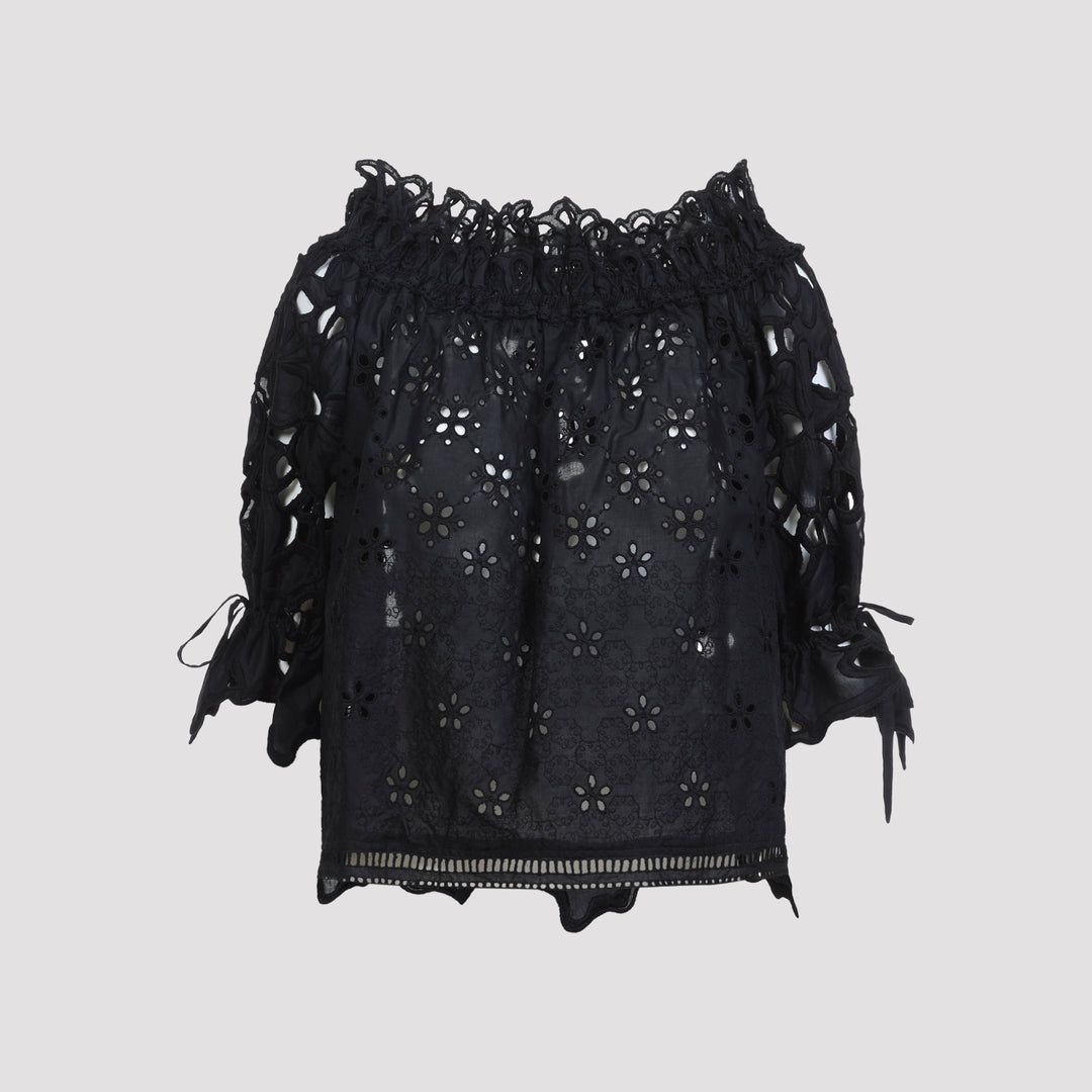 Ermanno Scervino Life Blouse - Nero | 433ec2c0dc1c17f97171de3a59a87161e6c8c7d2