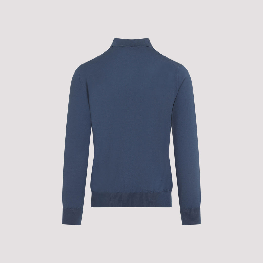 Brioni Polo - Blu | a9bacab534abf1657ae42af40efbb7c7ab2bcfc2