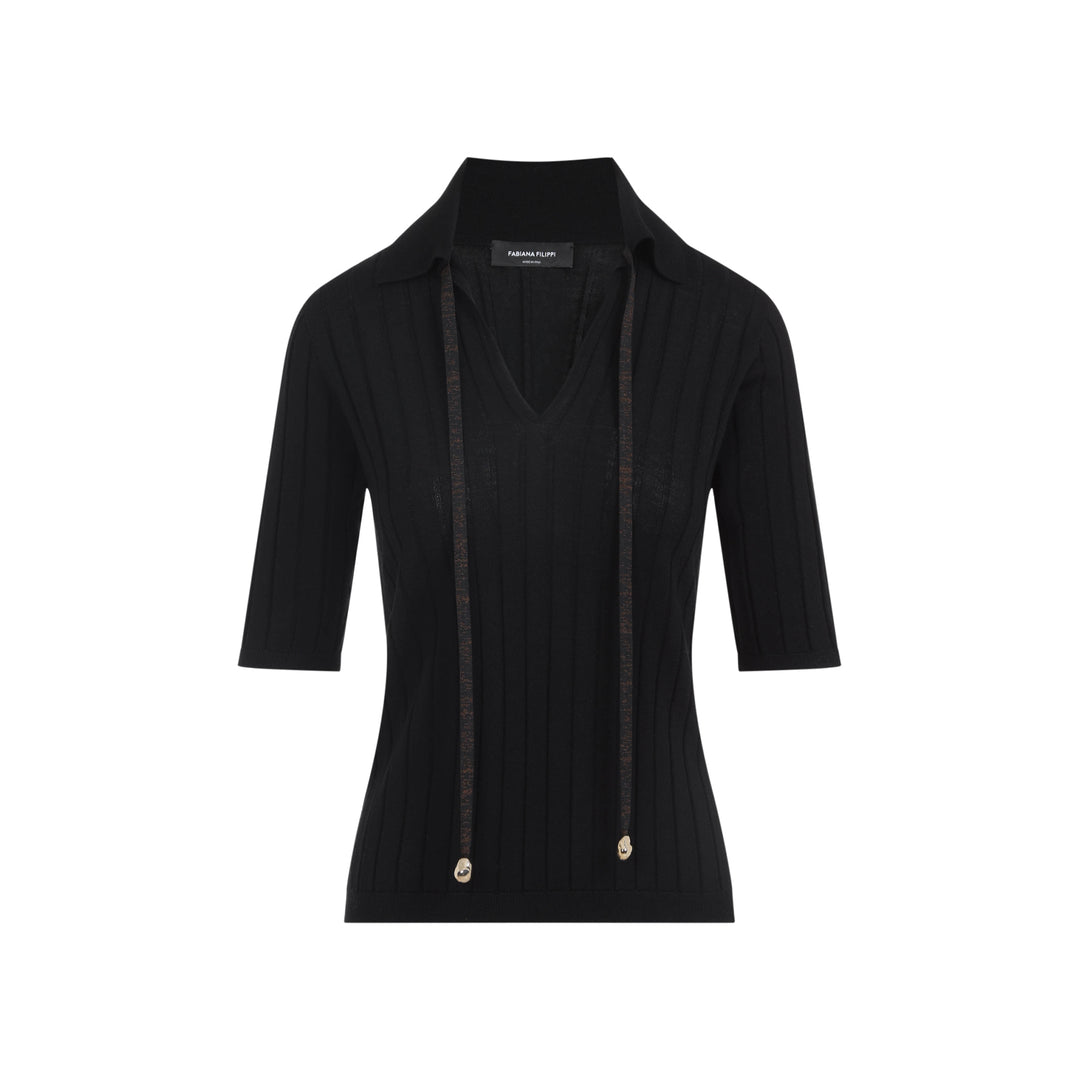 Fabiana Filippi Polo neck - Nero | 1f3b8efe14be789e78efc5ad106cfca441b95b2d