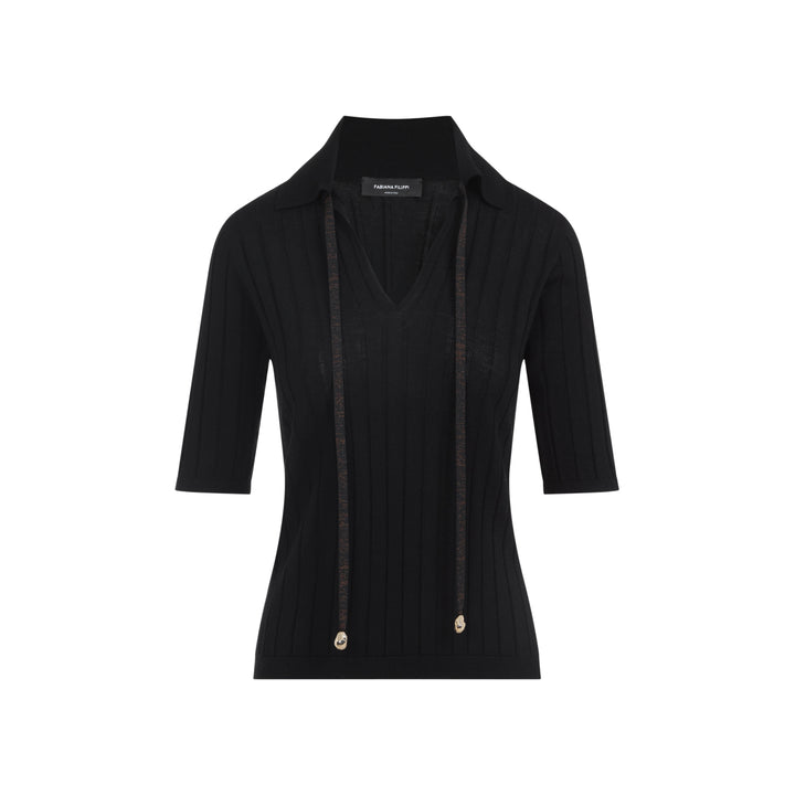 Fabiana Filippi Polo neck - Nero | 1f3b8efe14be789e78efc5ad106cfca441b95b2d
