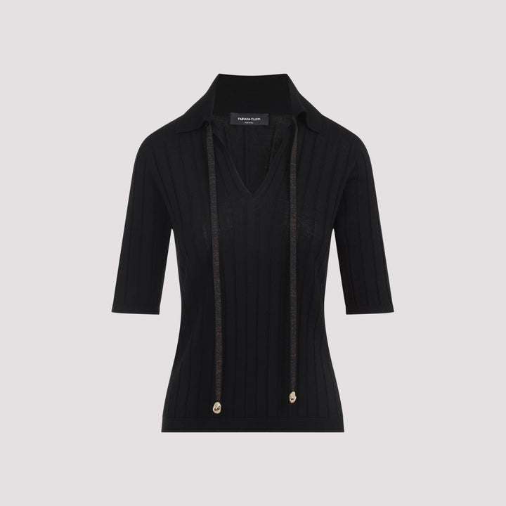 Fabiana Filippi Polo neck - Nero | f2fb187f77b79d4075f7561756e86335c23b2465