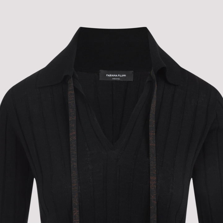 Fabiana Filippi Polo neck - Nero | 9456789020de24ab0ce274c128c7de306aaa5c8f