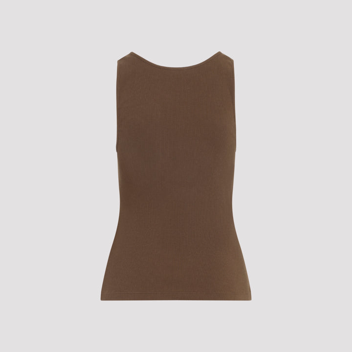 Saint Laurent Top - Marrone | 4c78fe198e6c4464e7ce4113d191d38af1ea820d